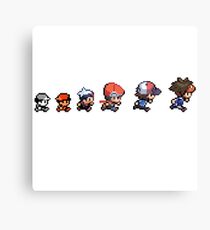 Pokemon Evolution Canvas Print