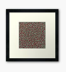 fur - pink&blue Framed Print