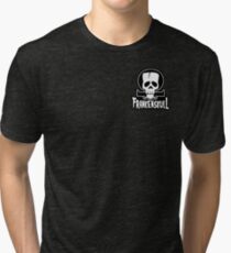 FrankenSkull Ohm Logo Small Tri-blend T-Shirt