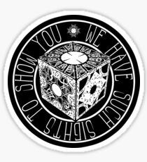 Hellraiser - We Have Such Sights to Show You - Clive Barker Sticker