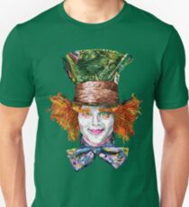 Camiseta ajustada El Sombrerero Loco (Estilo Van Gogh)