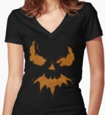 Villan Scarecrow Women's Fitted V-Neck T-Shirt