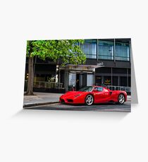 Ferrari Enzo Greeting Card