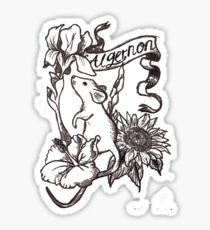 Flowers and Algernon Sticker