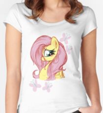 Fluttershy Women's Fitted Scoop T-Shirt