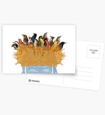 Bird nest head Postcards