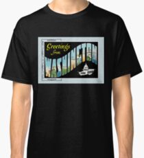 Washington DC Vintage Souvenir Post Card Classic T-Shirt