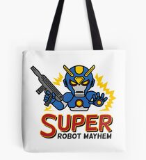 Super Robot Mayhem Blue-Auy Tote Bag