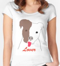 Pit Bull Lover Women's Fitted Scoop T-Shirt