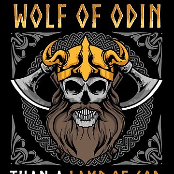 Viking, Odin, Better To Be A Wolf Of Odin' Men's Premium Tank Top