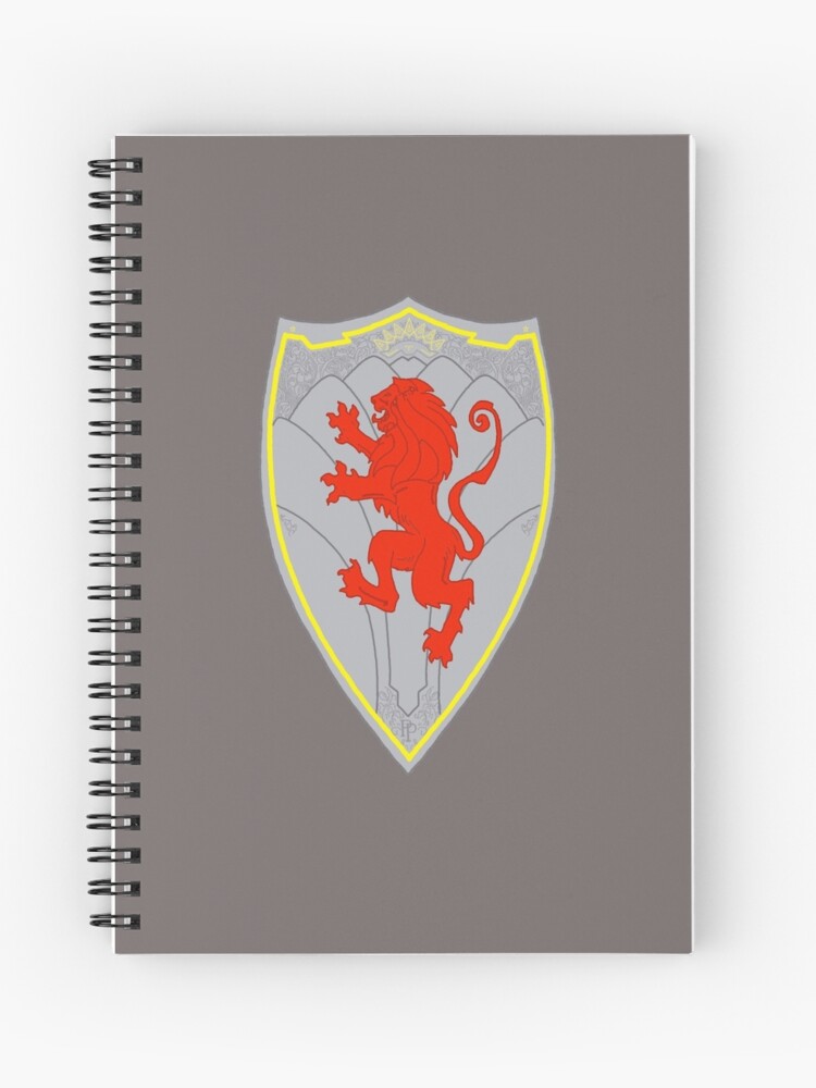 Narnia Peter S Shield Spiral Notebook By Rexelrat Redbubble