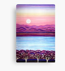PERFECT PASTELS - Sunset Moon Canvas Print