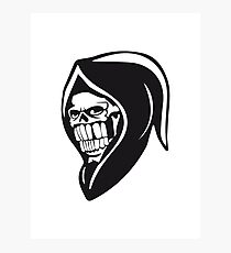Death hooded sweatshirt evil Photographic Print