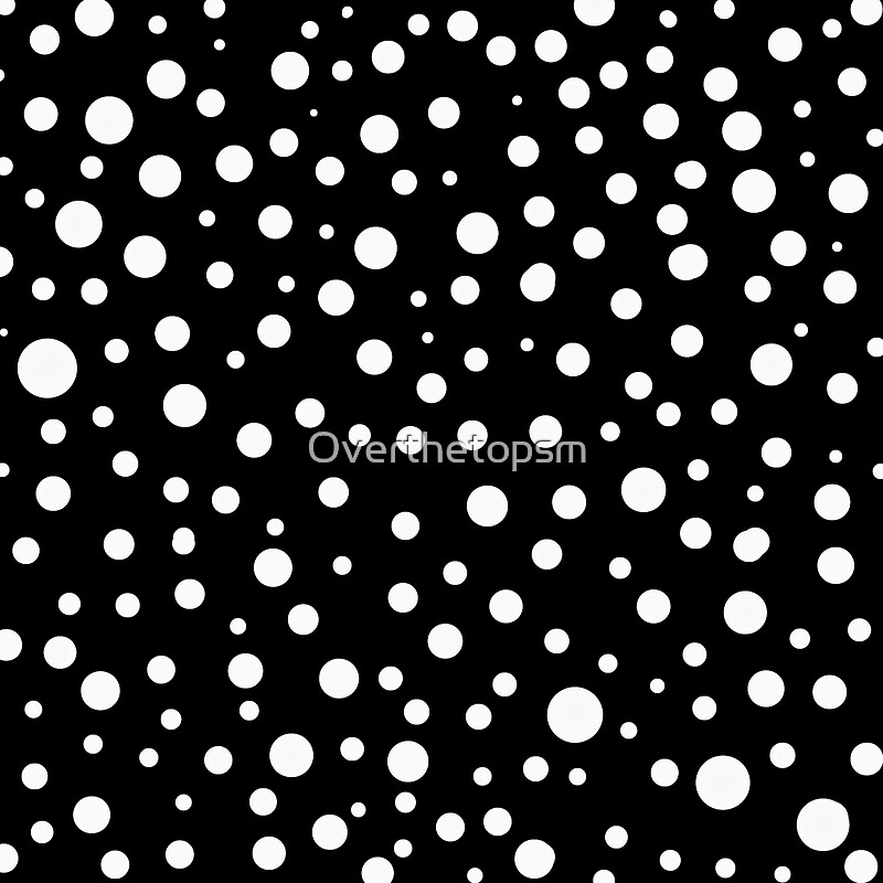 "Dots Black and White Pattern" by Saundra Myles Redbubble