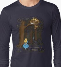 My Neighbor in Wonderland (Army) Long Sleeve T-Shirt