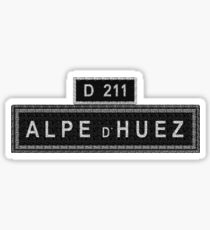 Pegatina Signo de la calle Alpe D'Huez Ciclismo