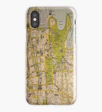 Sydney City Map iPhone Case