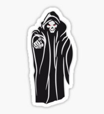 Death hooded evil Sticker