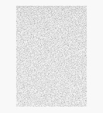 Prime Numbers Photographic Print