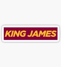 JAMES. Sticker