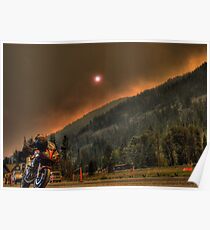 Yellow Stone on Fire Poster