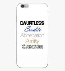 Divergent Factions iPhone Case