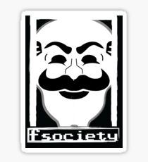 F*** Society! - Mr. Robot - Sticker