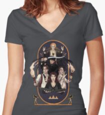 No harm ever came from reading a book Women's Fitted V-Neck T-Shirt