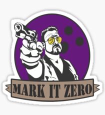 Markiere es Null Sticker