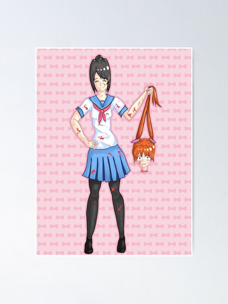 Yandere Simulator Poster By Moonmoonz Redbubble