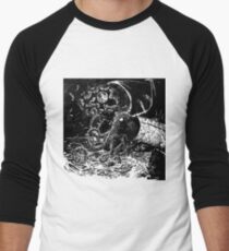 Cthulu Rising Men's Baseball ¾ T-Shirt