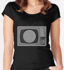 Camiseta entallada de cuello redondo La zona