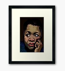 Maya Angelou Framed Print