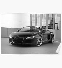 2011 AUDI R8 4.2L SPYDER NO GREY AREA Poster