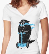 Easy Ridin' Walrus Fitted V-Neck T-Shirt