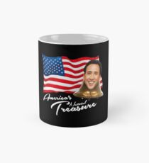 America's National Treasure - White Text Mug