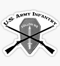 U.S. Infantry - Follow Me Sticker