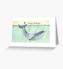 Wal Happy Birthday Card Grußkarte