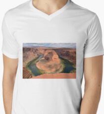 Horseshoe Bend in Arizona Men's V-Neck T-Shirt