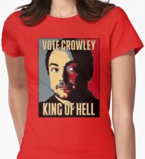 Vote Crowley - KÖNIG DER HÖLLE Tailliertes T-Shirt für Frauen
