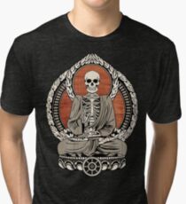 Skeleton Buddha Tri-blend T-Shirt