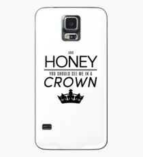 Moriarty 'Crown' Quote - Black Case/Skin for Samsung Galaxy