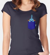 Mudkip in my Pocket Women's Fitted Scoop T-Shirt