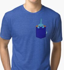 Mudkip in my Pocket Tri-blend T-Shirt