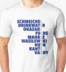 2015/16 Premier League Champions: Leicester player names Unisex T-Shirt