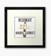 Resident of 221C Baker Street Framed Print