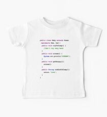 Java Code New Baby - love and scream Baby Tee