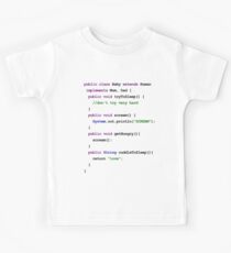 Java Code New Baby - love and scream Kids Tee