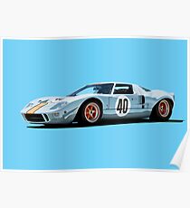 GT40 Poster