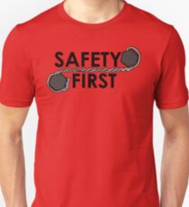 Safety First (safety Wire) Slim Fit T-Shirt